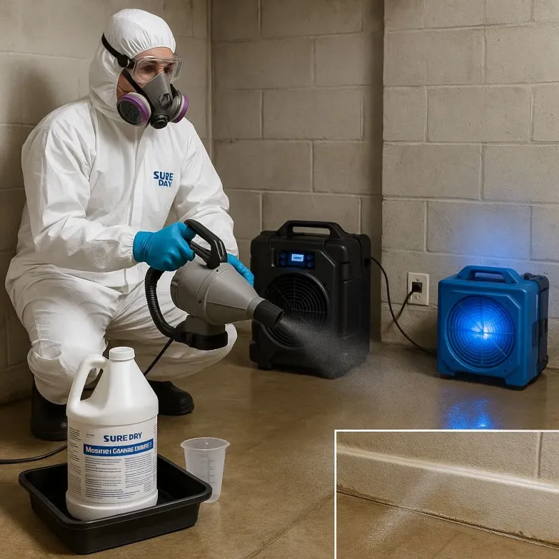Sanitization and Odor Removal process in Harwood Heights, IL