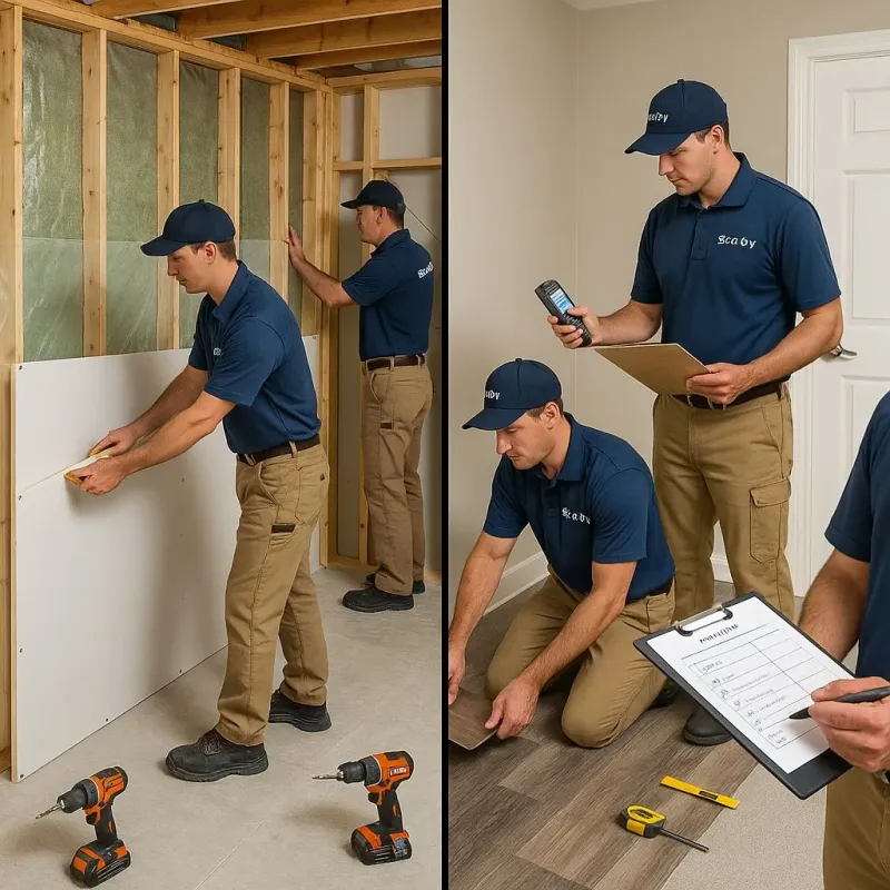 Repairs and Reconstruction process in Harwood Heights, IL