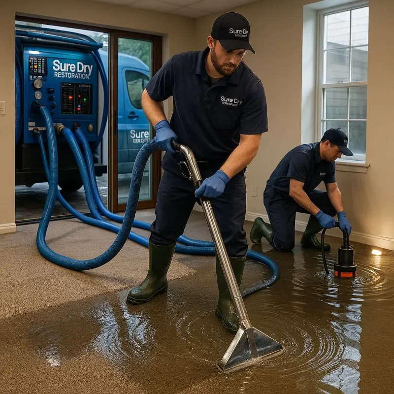 Water Extraction and Removal process in Harwood Heights, IL